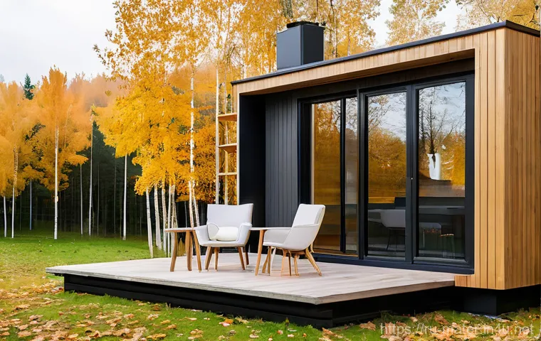 건설 자재 리스트 - A modern, energy-efficient family home designed for the Russian climate, nestled on a gentle hill am...
