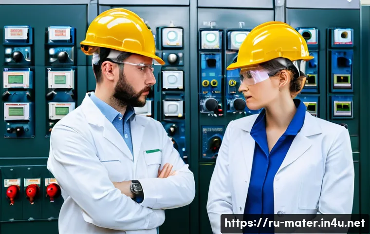방폭 자재 인증 기준 - **Industrial Vigilance: Averted Hazard in an EAEU Plant**
A realistic, wide-angle shot of a mode...