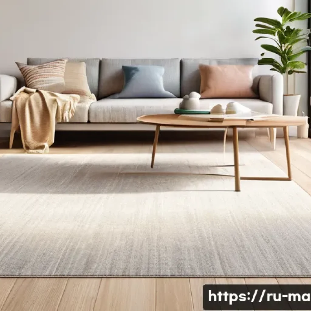 셀프 시공 가능한 바닥재 - A modern living room interior featuring stylish laminate flooring with a light wood texture, bright ...